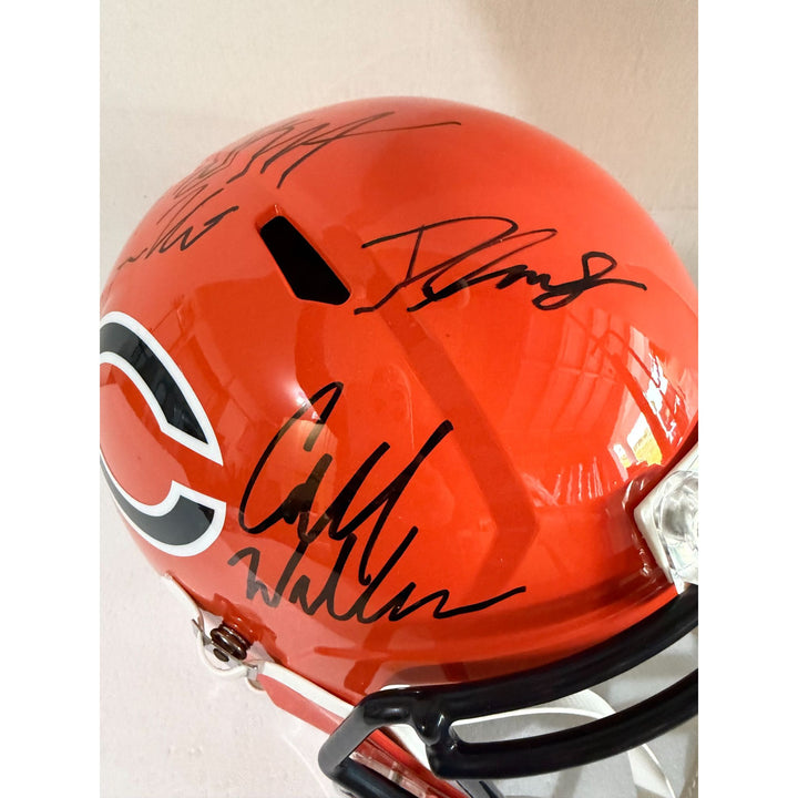 Chicago Bears Riddell full size helmet signed with proof