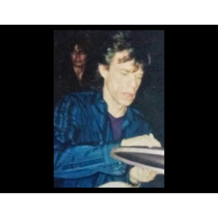 Mick Jagger lead singer Rolling Stones "Start Me Up inscription" Vintage autograph book page signed with proof