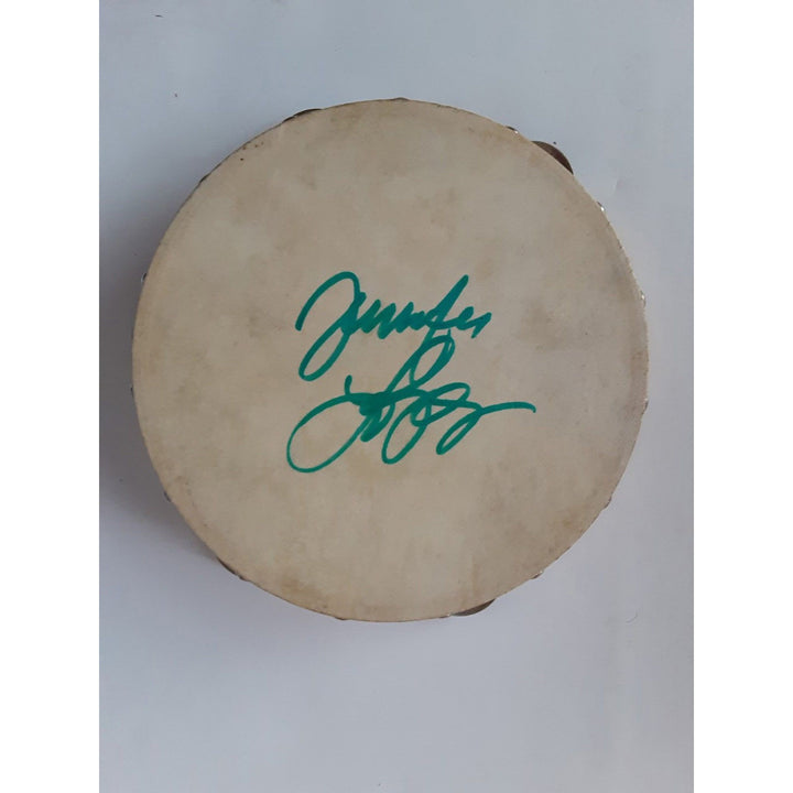 Jennifer Lopez JLo signed tambourine with proof.