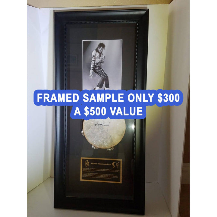 Jennifer Lopez JLo signed tambourine with proof.