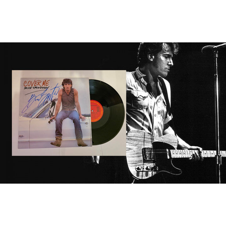Bruce Springsteen "Cover me" LP signed with proof.