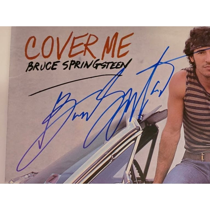 Bruce Springsteen "Cover me" LP signed with proof.