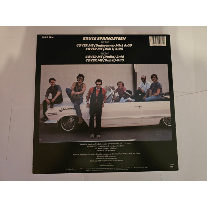 Bruce Springsteen "Cover me" LP signed with proof.