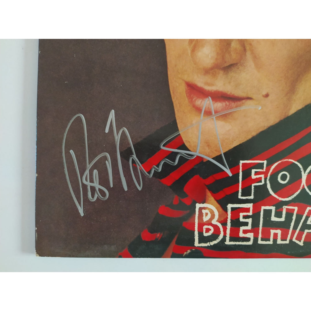 Rod Stewart Foolish Behavior original LP signed with proof