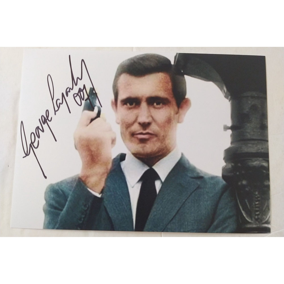 George Lazenby, "James Bond", 007, 5x7, photo, signed, with proof