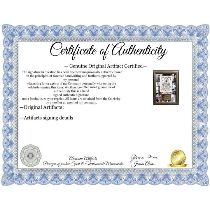 Pablo Escobar.  signed 1982 Columbian  peso Roberto Escobar personally witnessed with notary stamp and signature one of a kind.