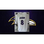 Load image into Gallery viewer, Lamar Jackson Baltimore Ravens Nike LG game model jersey signed with proof
