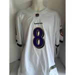 Load image into Gallery viewer, Lamar Jackson Baltimore Ravens Nike LG game model jersey signed with proof
