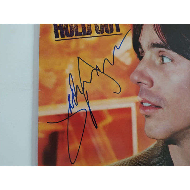 Jackson Browne Hold Out LP signed with proof