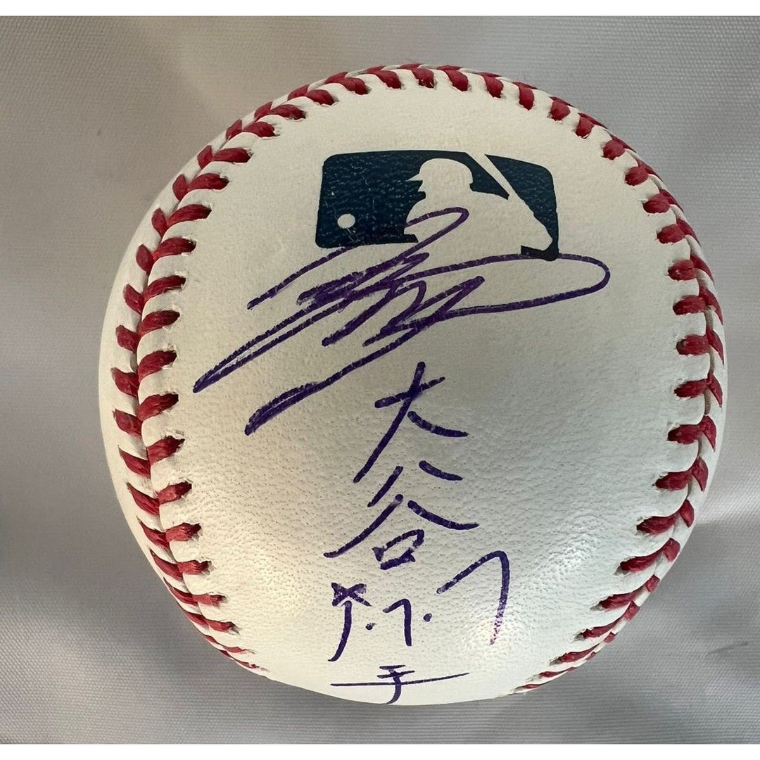 Los Angeles Dodgers Shohei Ohtani official MLB Rawlings Baseball signed Japanese & English with proof