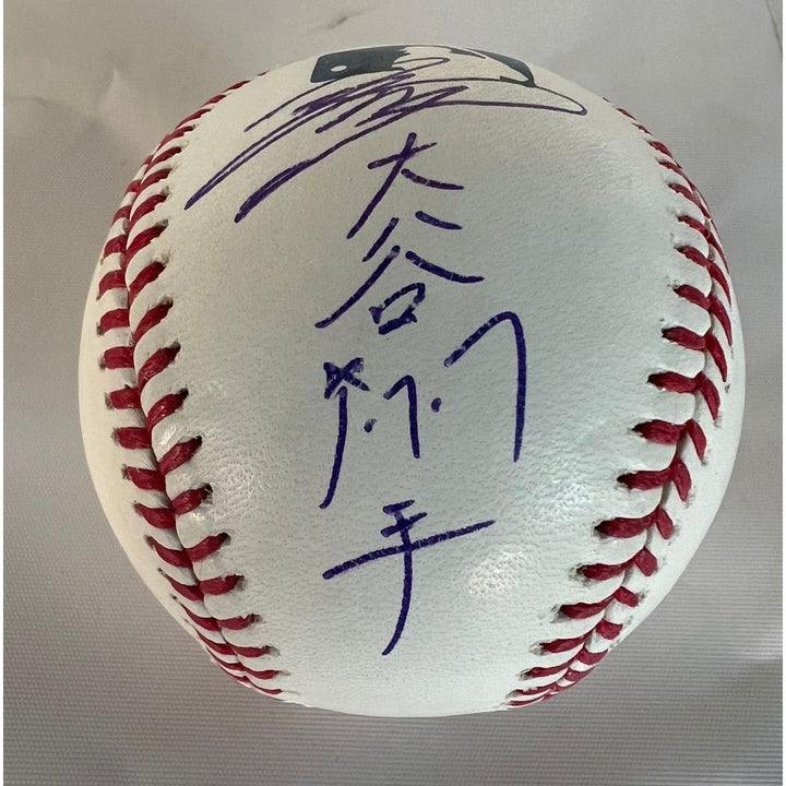 Los Angeles Dodgers Shohei Ohtani official MLB Rawlings Baseball signed Japanese & English with proof