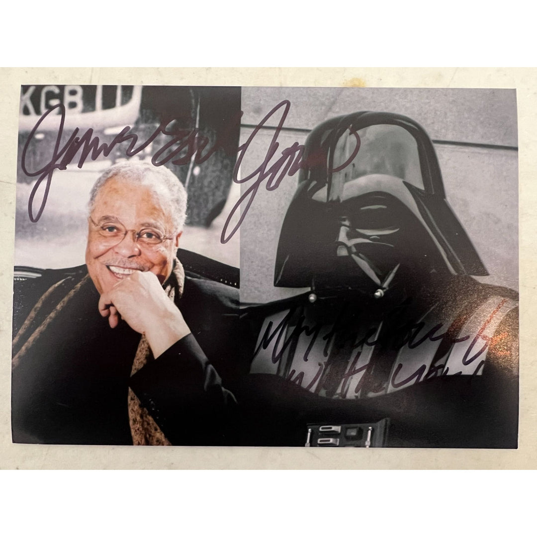 James Earl Jones Darth Vader Star Wars 5x7 photo signed with proof