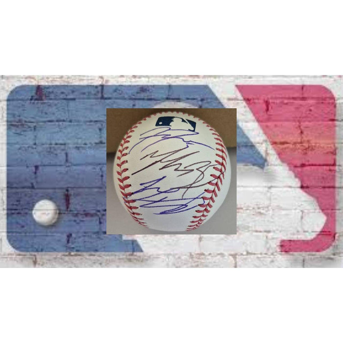 Los Angeles Dodgers Rawlings MLB official baseball 3 MVPS Shohei Ohtani , Freddie Freeman, Mookie Betts signed with proof