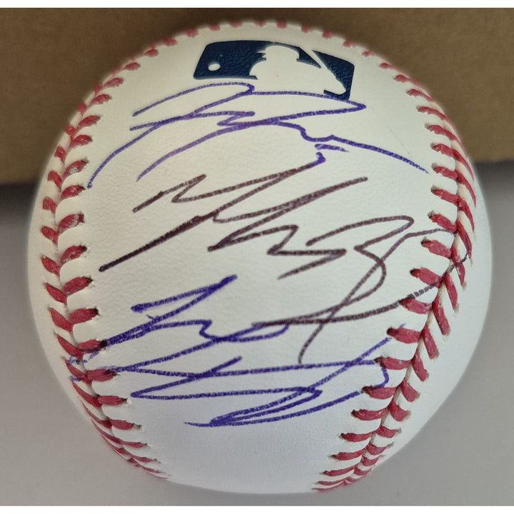 Los Angeles Dodgers Rawlings MLB official baseball 3 MVPS Shohei Ohtani , Freddie Freeman, Mookie Betts signed with proof.