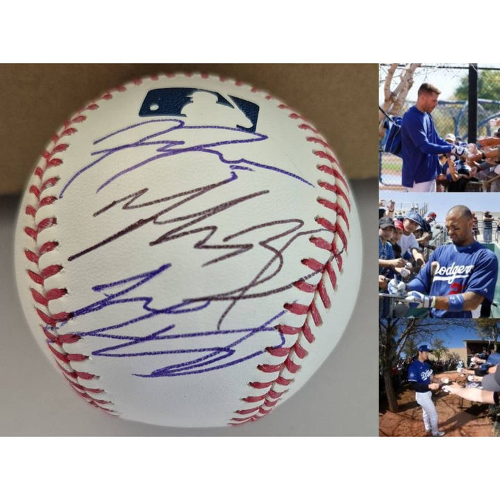 Los Angeles Dodgers Rawlings MLB official baseball 3 MVPS Shohei Ohtani , Freddie Freeman, Mookie Betts signed with proof.