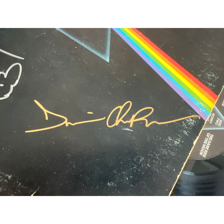 Pink Floyd David Gilmour Roger Watters Richard Wright Roger Mason original lp signed with proof