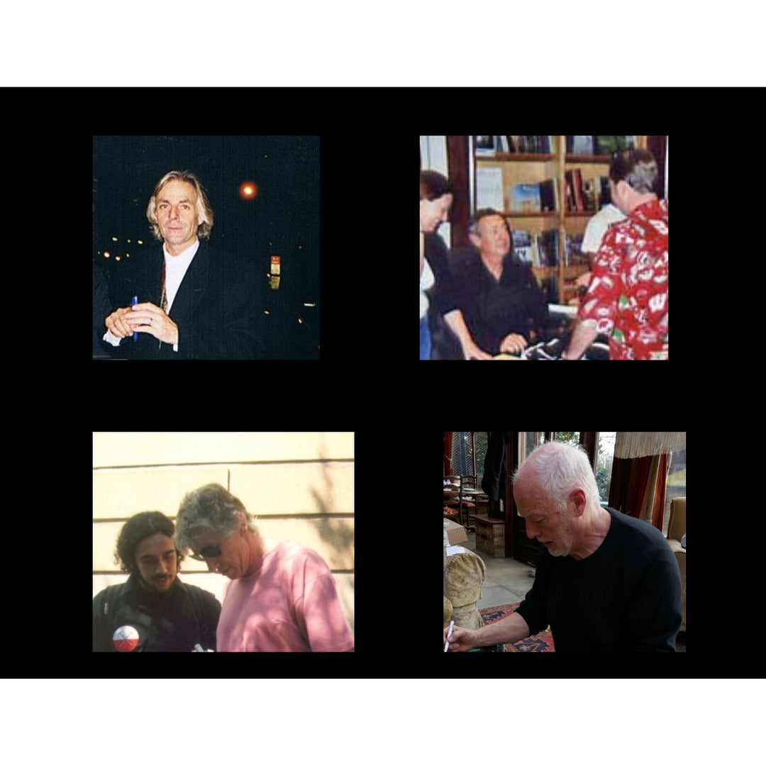 Pink Floyd David Gilmour Roger Watters Richard Wright Roger Mason original lp signed with proof