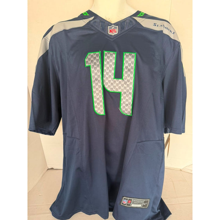 Sam Darnold Seattle Seahawks Blue Color Jersey game model signed with proof.