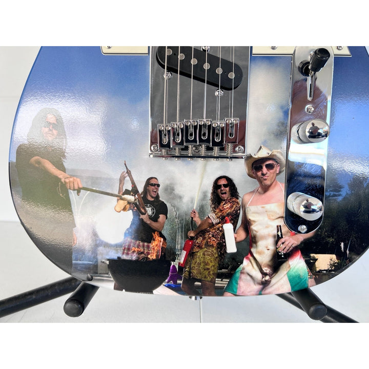 Tool Maynard James Keenan, Danny Carey, Justin Chancellor, Adam Jones ONE OF A KIND full size telecaster electric guitar signed with proof.