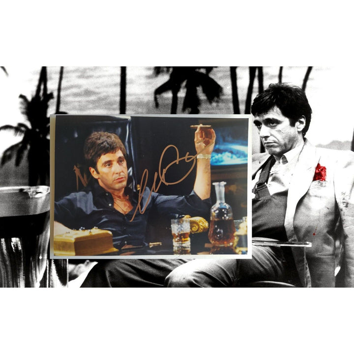 Al Pacino Tony Montana 5x7 photo signed with proof Awesome Artifacts