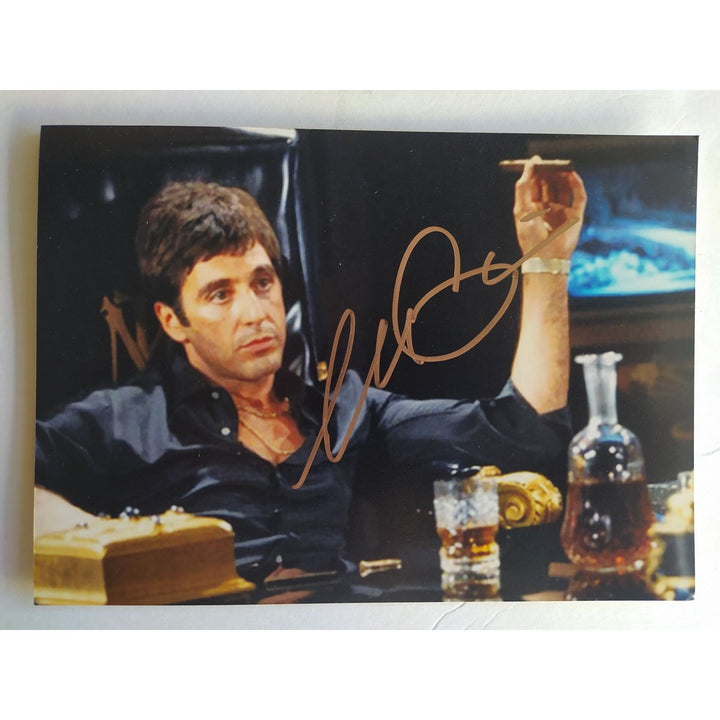 Al Pacino Tony Montana 5x7 photo signed with proof Awesome Artifacts
