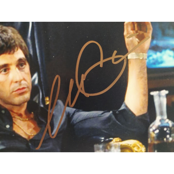 Al Pacino Tony Montana 5x7 photo signed with proof Awesome Artifacts