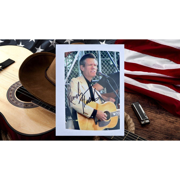 Randy Travis Country Music Legend 5x7 Photo signed with proof.
