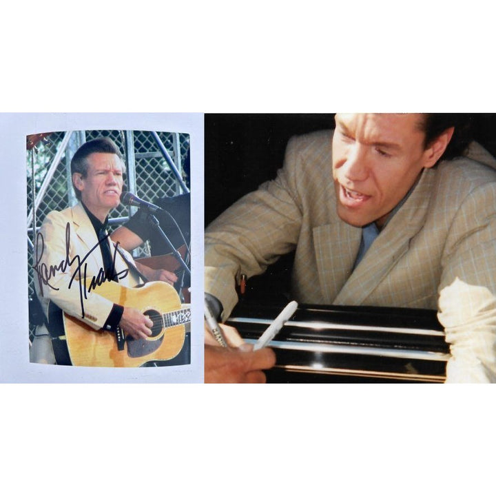 Randy Travis Country Music Legend 5x7 Photo signed with proof.