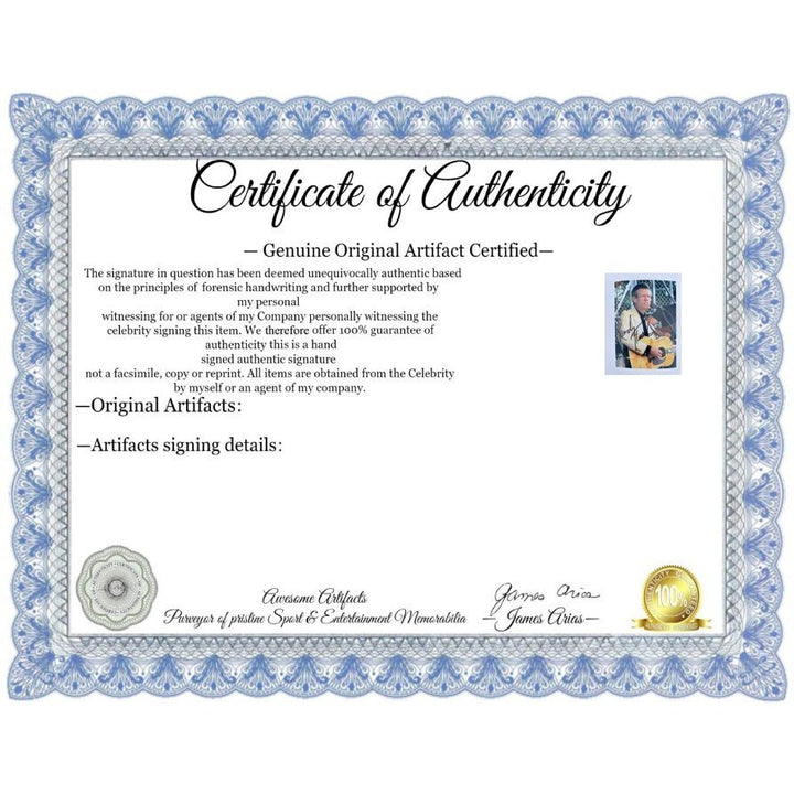 Randy Travis Country Music Legend 5x7 Photo signed with proof.