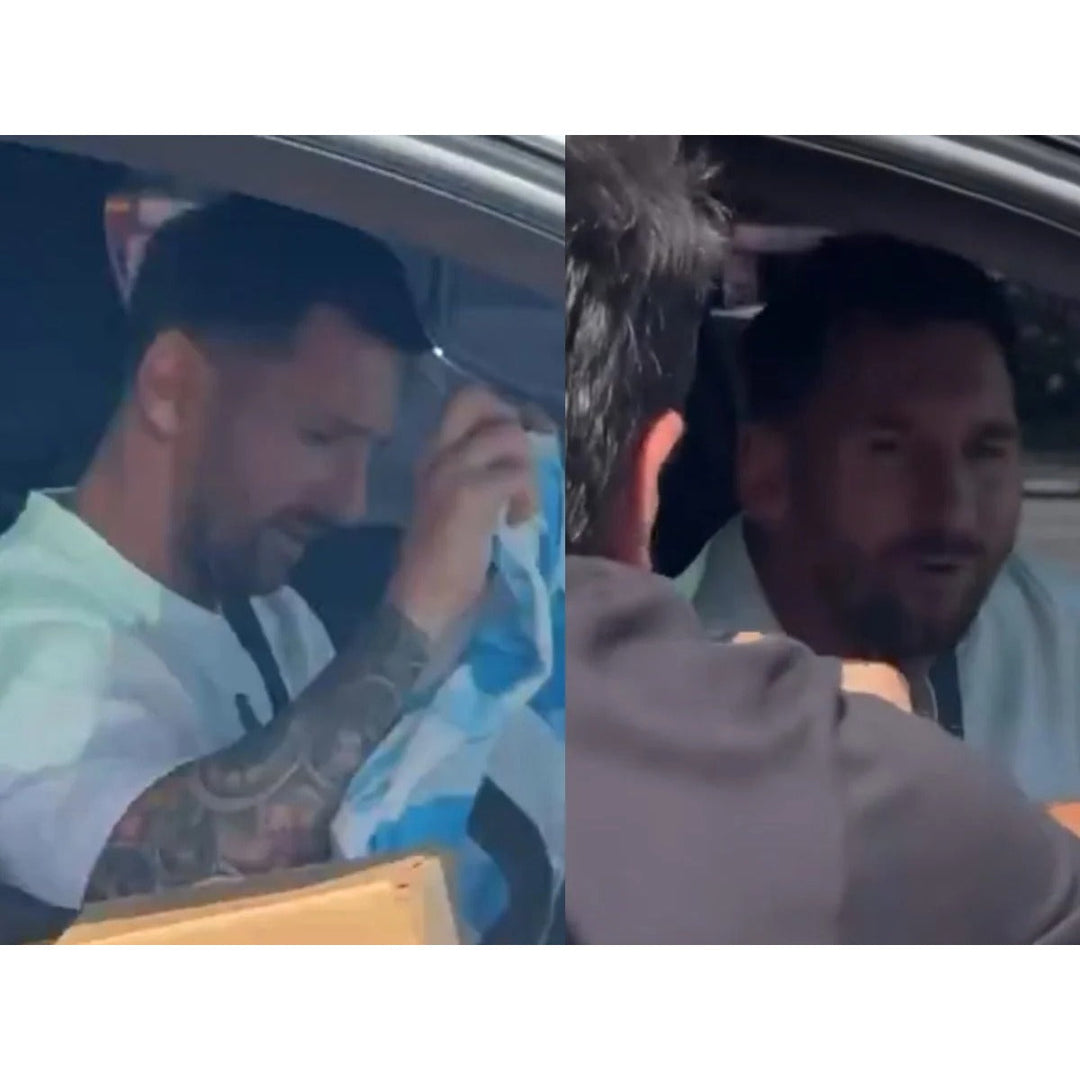 Lionel Messi Argentina game model Jersey signed with proof and Museum quality frame Awesome Artifacts