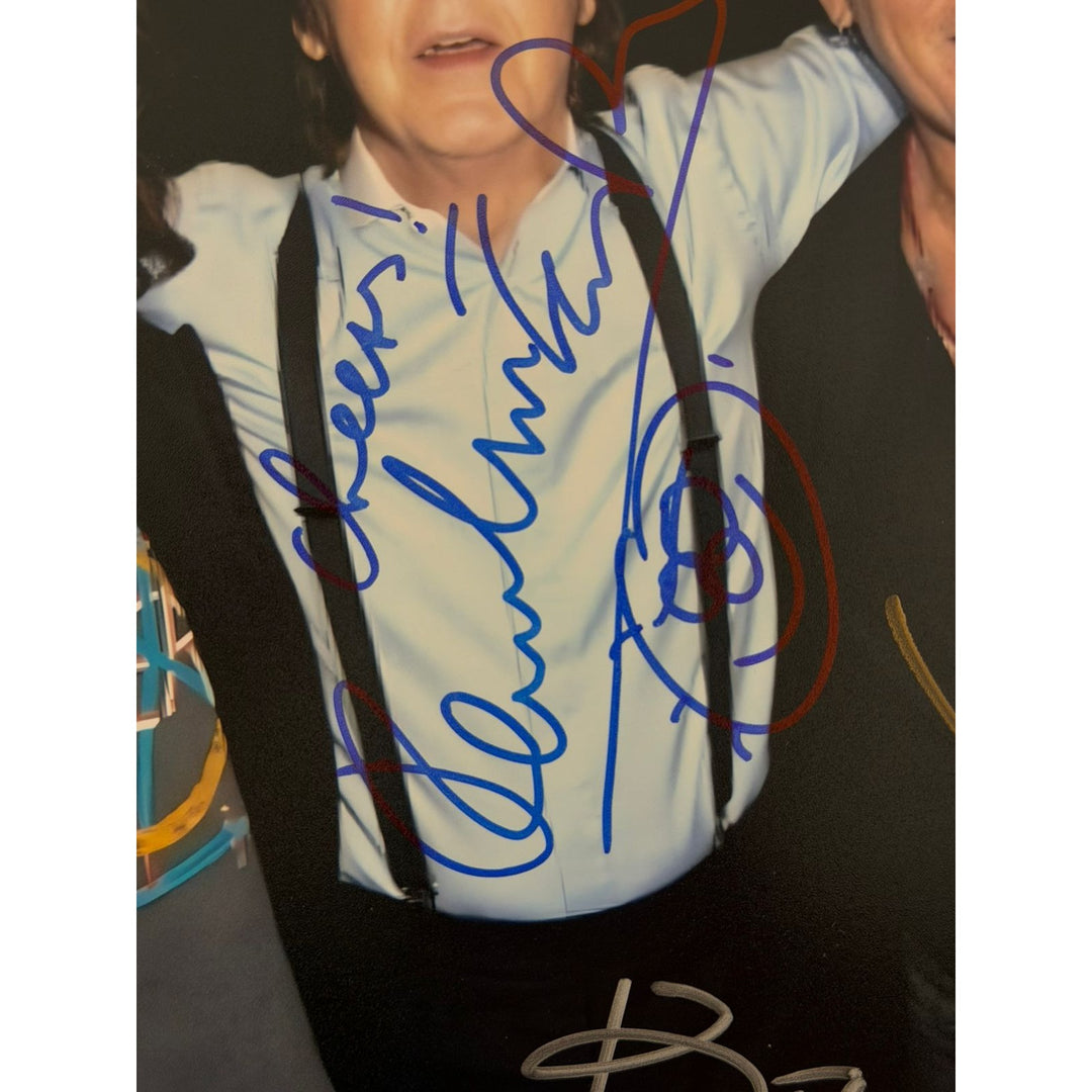 Paul McCartney David Grohl Bruce Springsteen Joe Walsh 11x14 photo signed with proof.