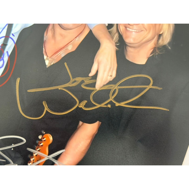 Paul McCartney David Grohl Bruce Springsteen Joe Walsh 11x14 photo signed with proof.