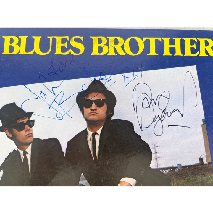 The Blues Brothers original LP 1980 Dan Aykroyd and John Belushi signed with proof.