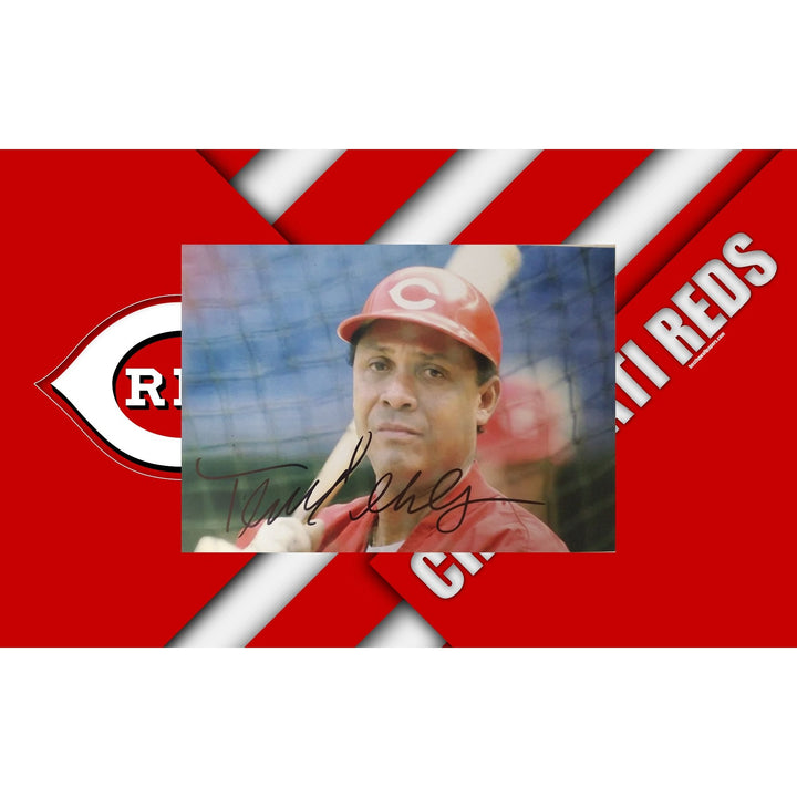 Tony Perez, Cincinnati, Reds, "The Big Red Machine" MLB, 5x7, photo, signed, with proof