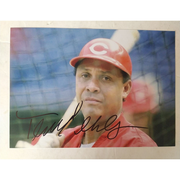 Tony Perez, Cincinnati, Reds, "The Big Red Machine" MLB, 5x7, photo, signed, with proof