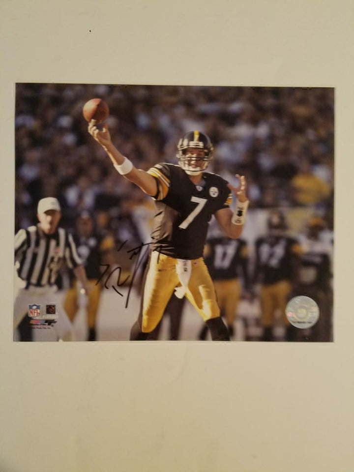 Ben Roethlisberger 8x10 photo signed with proof