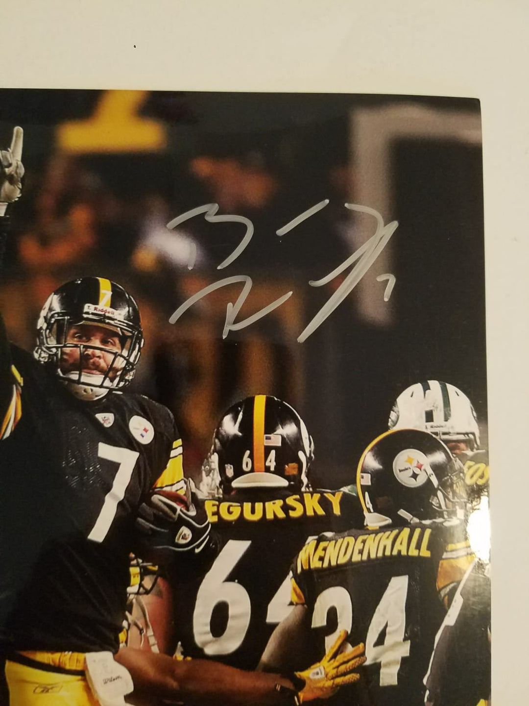 Ben Roethlisberger Pittsburgh Steelers 8x10 photo signed with proof