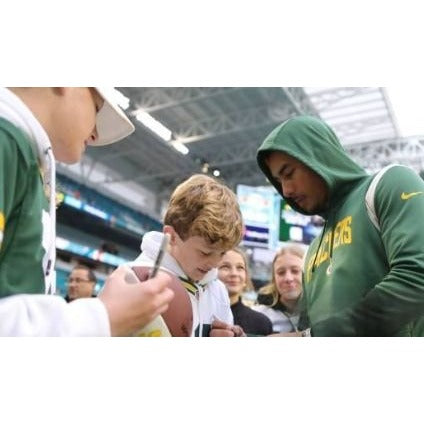 Jordan Love Green Bay Packers Nike size xl game model jersey signed with proof