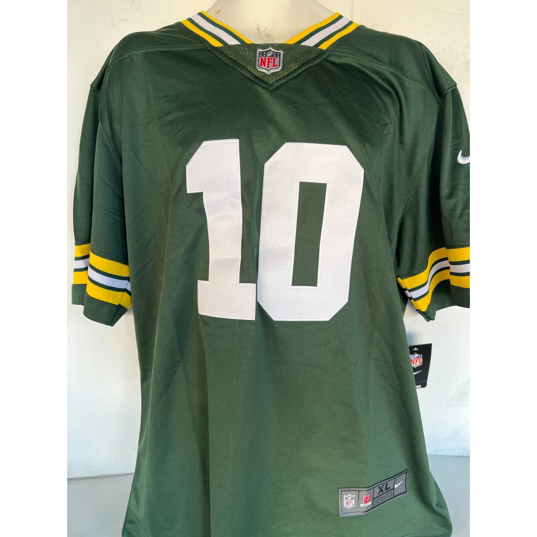 Jordan Love Green Bay Packers Nike size xl game model jersey signed with proof