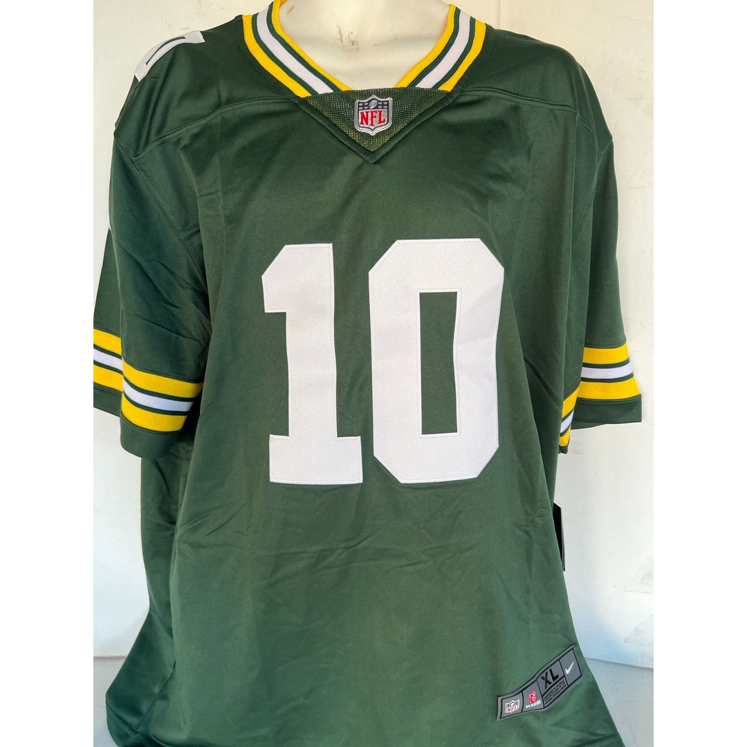 Jordan Love Green Bay Packers Nike size xl game model jersey signed with proof