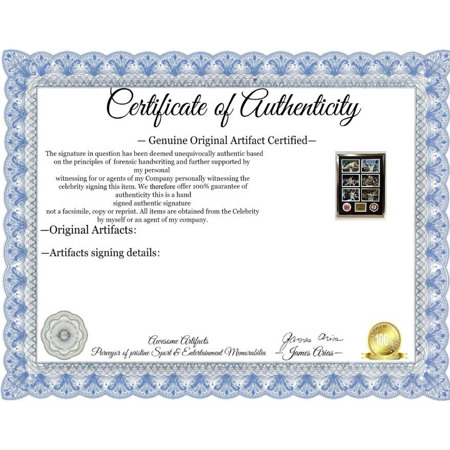 Bruce Bochy Buster Posey Matt Cain San Francisco Giants  World Series Champions 5x7 photos in museum quality frame 22 x 28 signed with proof Awesome Artifacts