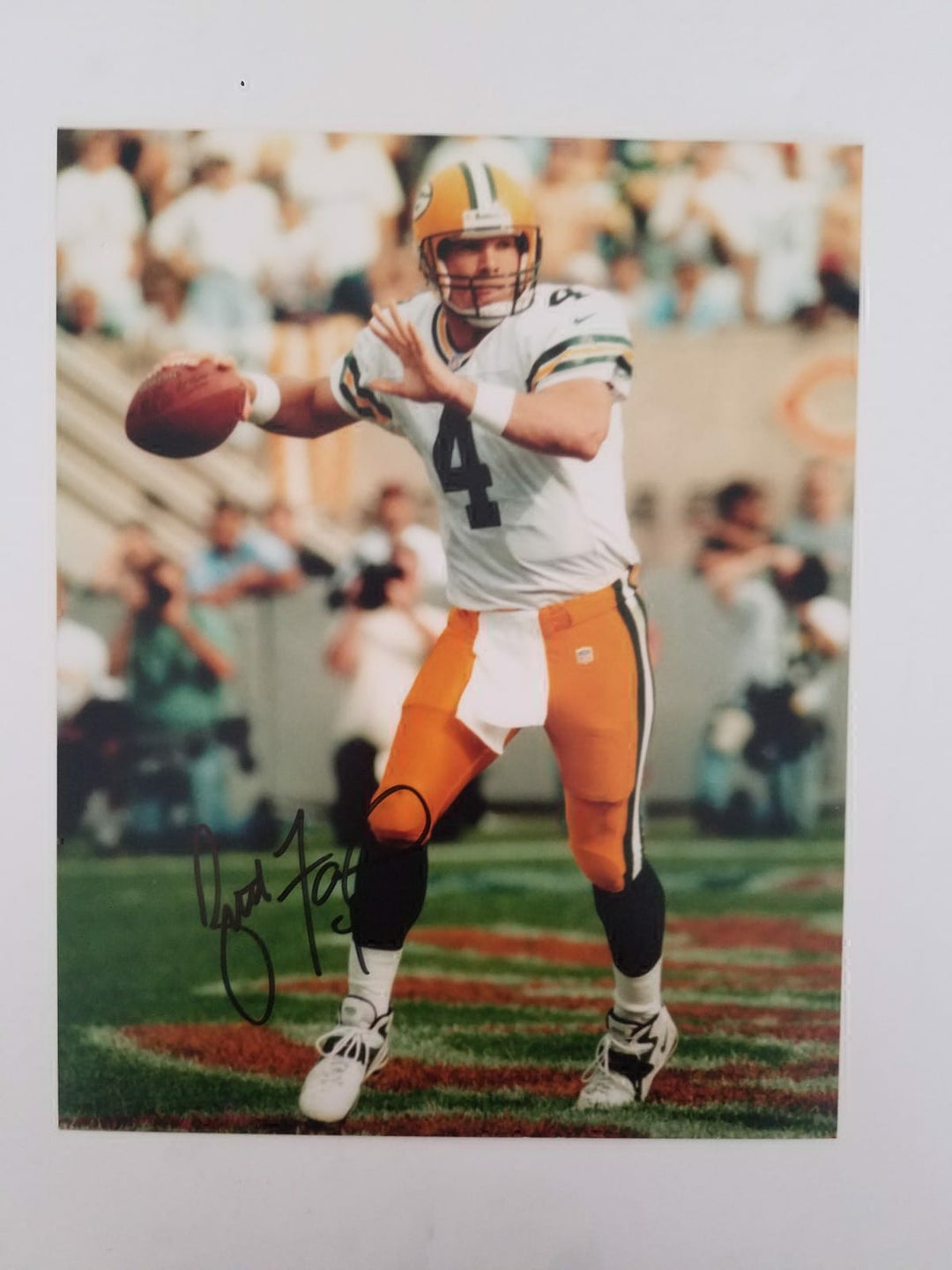 Brett Favre Green Bay Packers 8 by 10 signed with proof