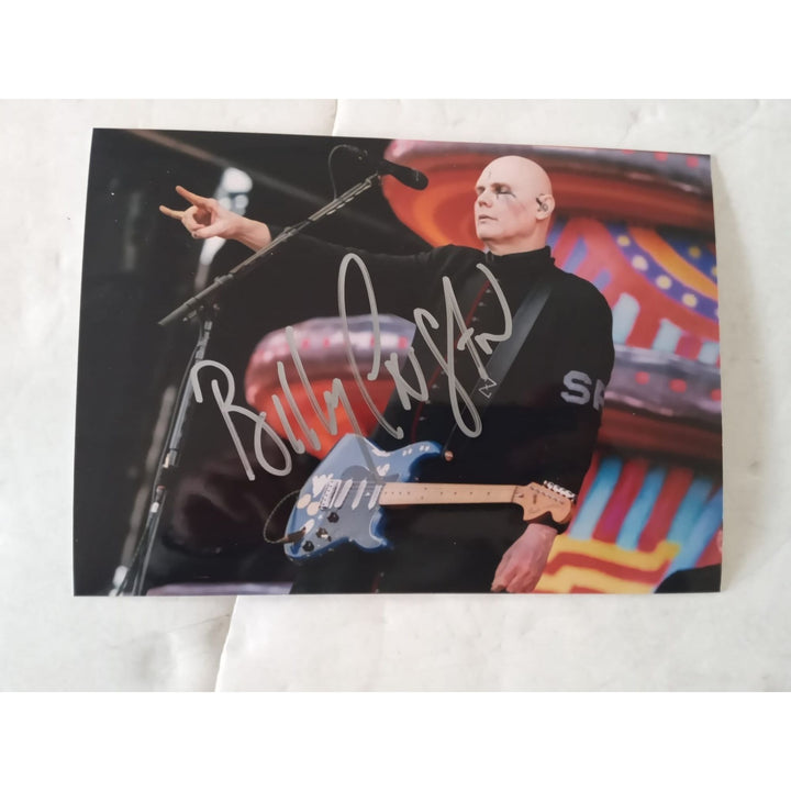 Billy Corgan Smashing Pumpkins lead singer 5x7 photo signed with proof