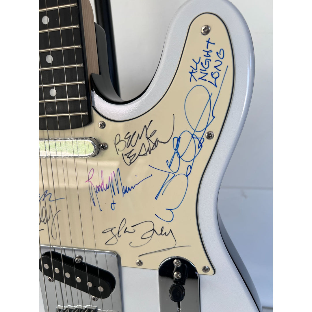 The Eagles telecaster Electric Guitar Don Henley, Glenn Frey, Joe Walsh, Bernie Leadon, Randy Meisner, Don Felder, Timothy B Schmit signed.