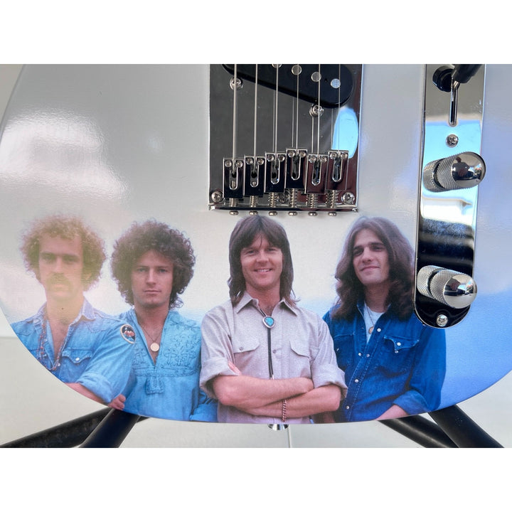 The Eagles telecaster Electric Guitar Don Henley, Glenn Frey, Joe Walsh, Bernie Leadon, Randy Meisner, Don Felder, Timothy B Schmit signed.