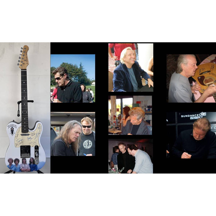 The Eagles telecaster Electric Guitar Don Henley, Glenn Frey, Joe Walsh, Bernie Leadon, Randy Meisner, Don Felder, Timothy B Schmit signed.