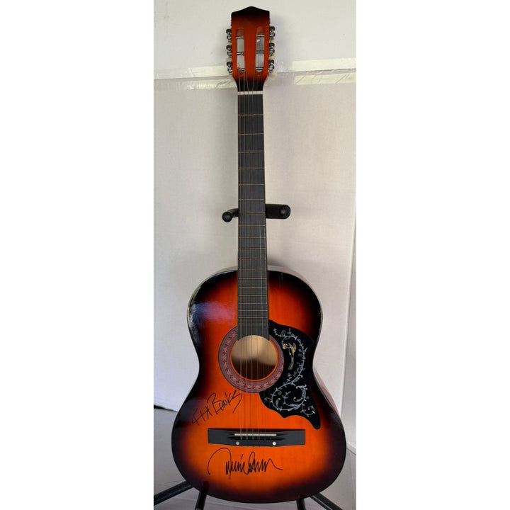 Brooks and Dunn vintage acoustic guitar signed with proof