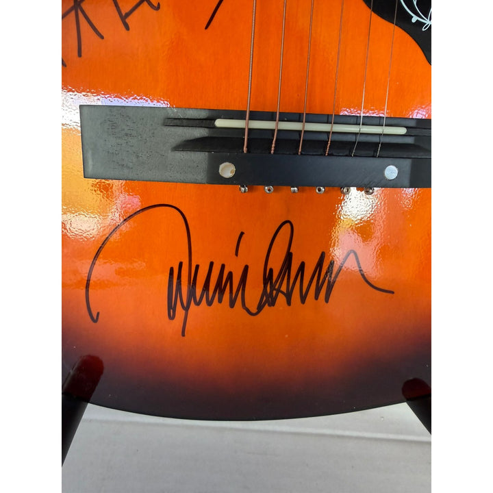 Brooks and Dunn vintage acoustic guitar signed with proof