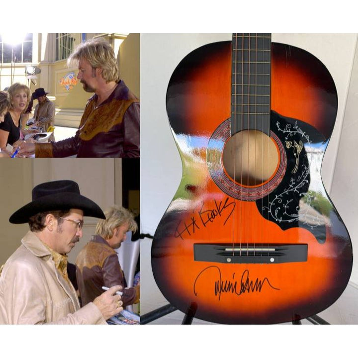 Brooks and Dunn vintage acoustic guitar signed with proof