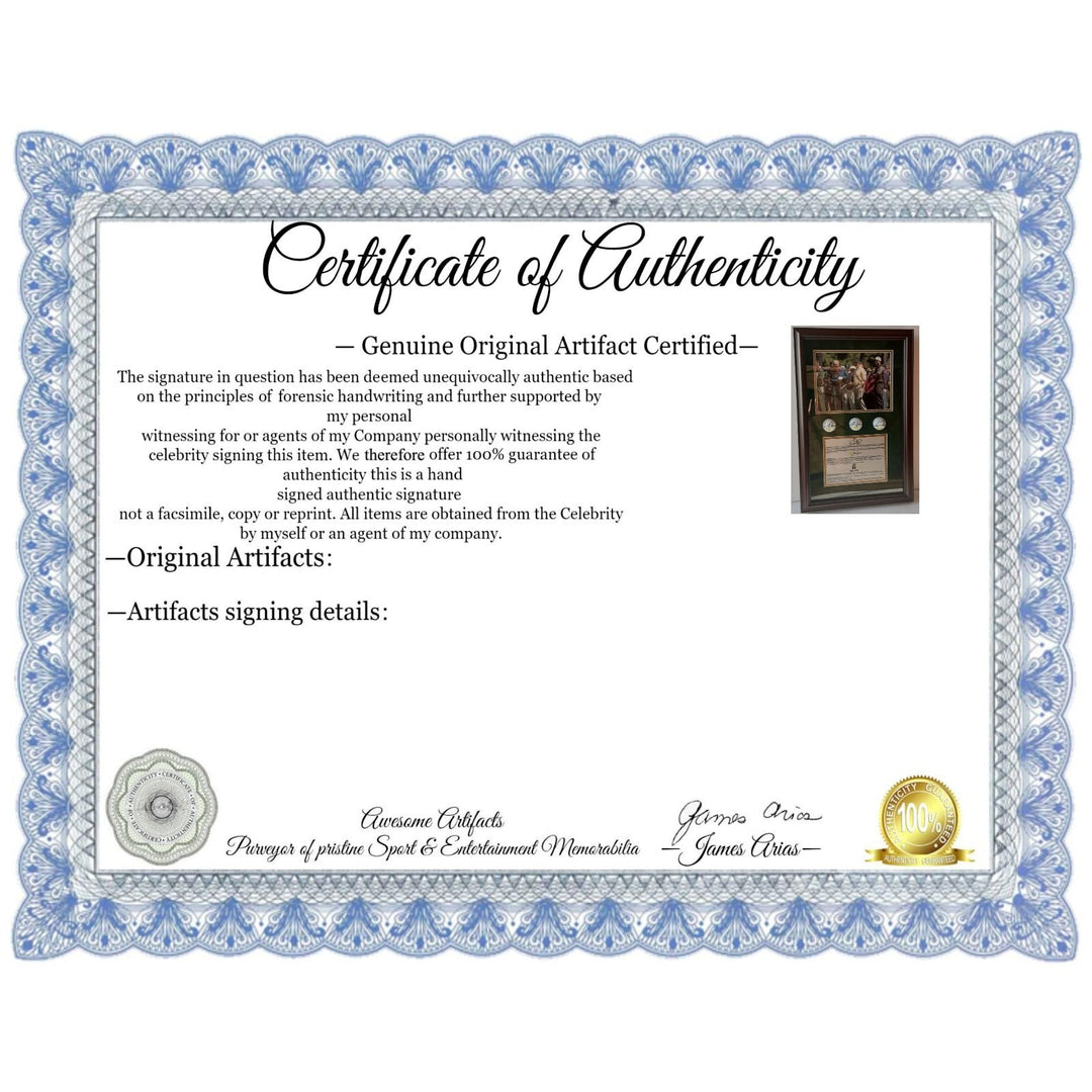 Tiger Woods Jack Nicklaus and Arnold Plamer Masters Golf Balls signed with photo proof